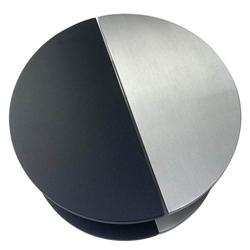 兴磊现代黑色金色把手无框玻璃门拉手半圆银色定制铝板孔距150 - 图3