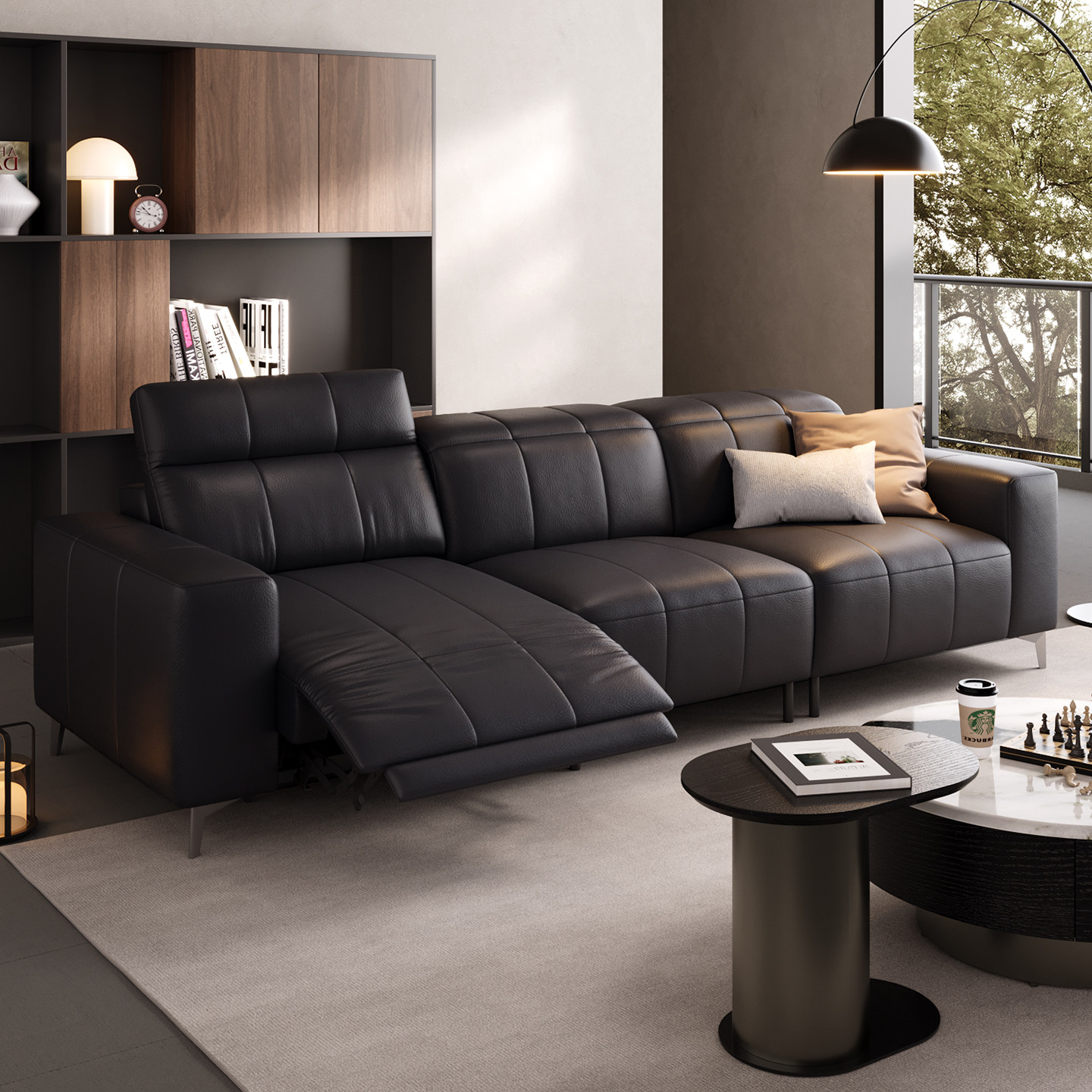 政府补贴欧派电动功能沙发意式极简小户型客厅真皮零靠墙直排沙发,淘宝优惠券,粉丝福利购,淘宝优惠卷