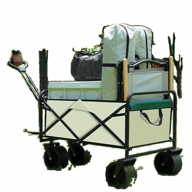 2025新款露营推车可折叠可升降桌户外手推车营地车露营摆摊小推车,淘宝优惠券,粉丝福利购,淘宝优惠卷
