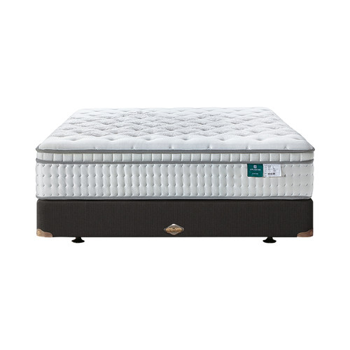 【睡美人】雅兰席梦思床垫双人家用独立弹簧加厚天然乳胶正反两用 - 图0