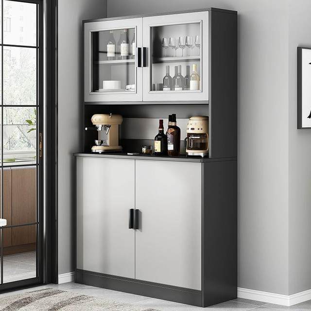 Side cabinet, wine cabinet, living room against the wall, modern simple storage cabinet, tea cabinet, household storage cabinet, storage cabinet cabinet