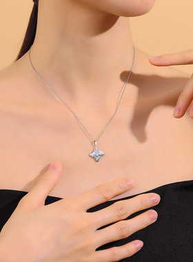 YUMMIE四叶银杏纯银项链