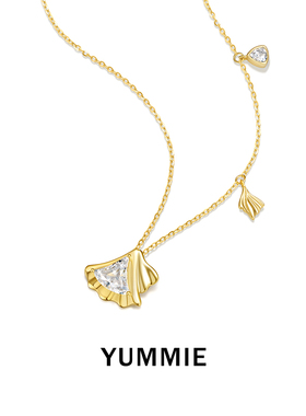 YUMMIE优米原创设计项链高级感轻奢小众百搭气质银项链女款银饰