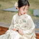 High-quality clearance girls' spring and autumn tops, new Chinese style baby horse skirt, girls' long-sleeved Hanfu, Chinese style