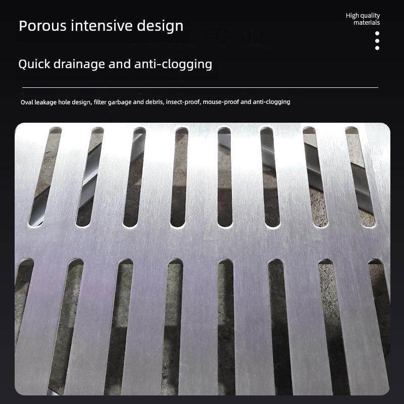 雨篦子庭院装饰盖304不锈钢排水沟下水道沟盖人孔盖长方形,淘宝优惠券,粉丝福利购,淘宝优惠卷