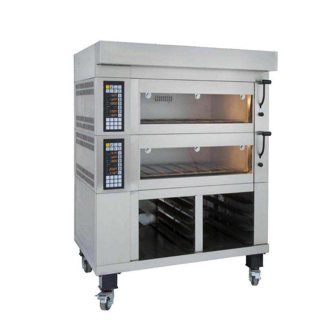 德堡商用两层四盘烤箱蒸汽石板烤炉面包房烘焙设备2层4盘电烤箱,淘宝优惠券,粉丝福利购,淘宝优惠卷