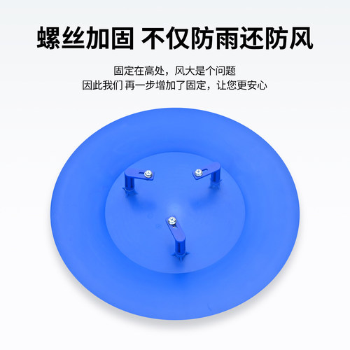 立式水泵防雨罩卧式电机专用防雨罩加大帽盖螺丝加固防雨防风配件 - 图1