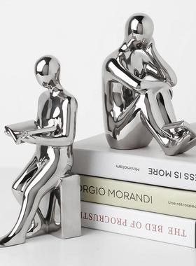 简约创意卡通人物书挡儿童书房办公室书柜假书仿真书摆件装饰品