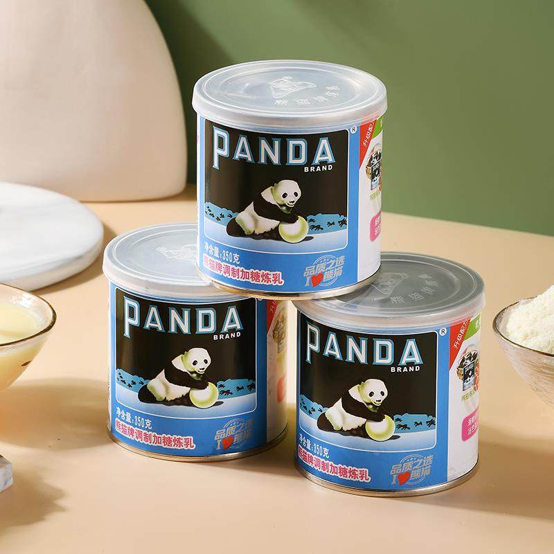 熊猫炼乳炼奶350g商用烘焙奶茶店面包奶油小馒头蛋挞原料小包装,淘宝优惠券,粉丝福利购,淘宝优惠卷