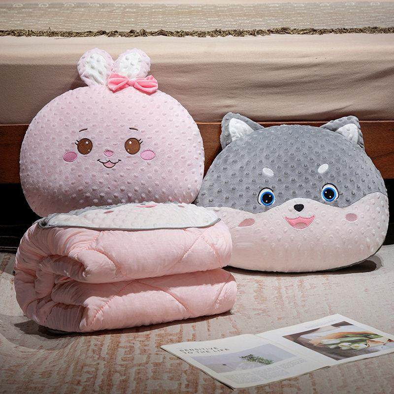 折叠抱枕被子两用二合一办公室午睡枕头加厚夏凉被沙发车载用盖毯,淘宝优惠券,粉丝福利购,淘宝优惠卷