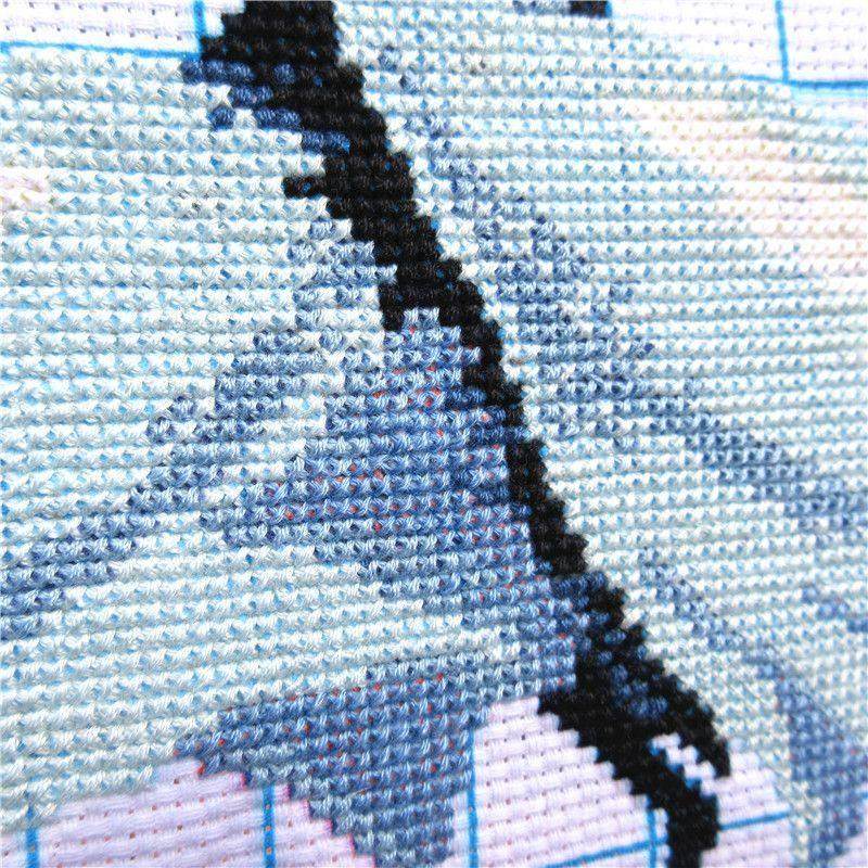 纯手工十字绣完成四季节律寿笔南山鹤版寿字作为老人寿绣,淘宝优惠券,粉丝福利购,淘宝优惠卷