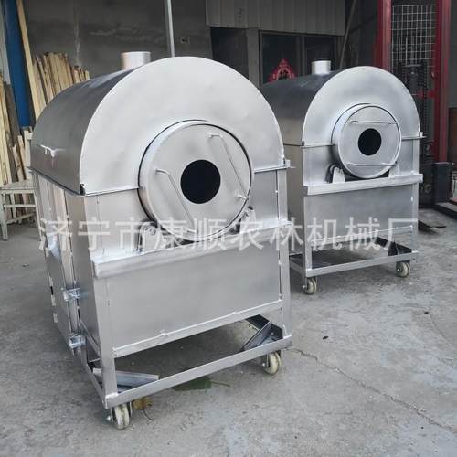 100油菜籽榨油翻炒机 大型不锈钢炒货机 面粉花生无烟翻炒机厂家 - 图1