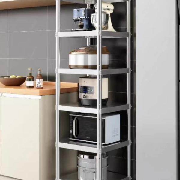 厨房置物架层架落地不锈钢储物架家用烤箱微波炉置物架锅架菜架子,淘宝优惠券,粉丝福利购,淘宝优惠卷