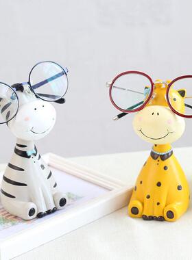 装饰房间的小饰品创意眼镜架少女心房间布置宿舍办公室桌面摆件