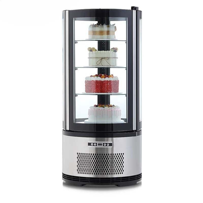 四面玻璃冷藏柜i风冷圆形旋转蛋糕保鲜展示柜立式冷藏蛋糕柜商用,淘宝优惠券,粉丝福利购,淘宝优惠卷