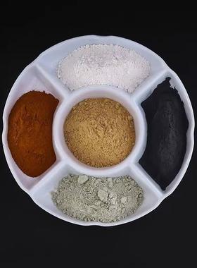 昆仑五色土天然原矿五行土家用原矿净宅化解西北角厨房奠基摆件