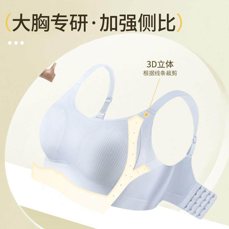 无痕侧收副乳内衣女薄款大胸显小胸聚拢防下垂软支撑无钢圈文胸罩,淘宝优惠券,粉丝福利购,淘宝优惠卷