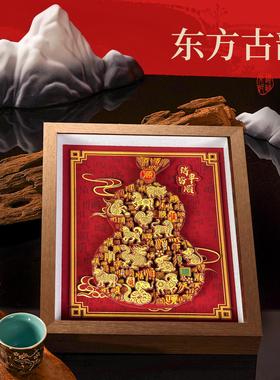 百顺十二生肖葫芦非遗工艺品摆件乔迁新居礼物中国风文创送外国人