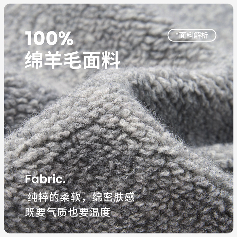 Navigare意大利小帆船女装短外套纯羊毛棒球领夹克宽松显瘦上装 - 图3