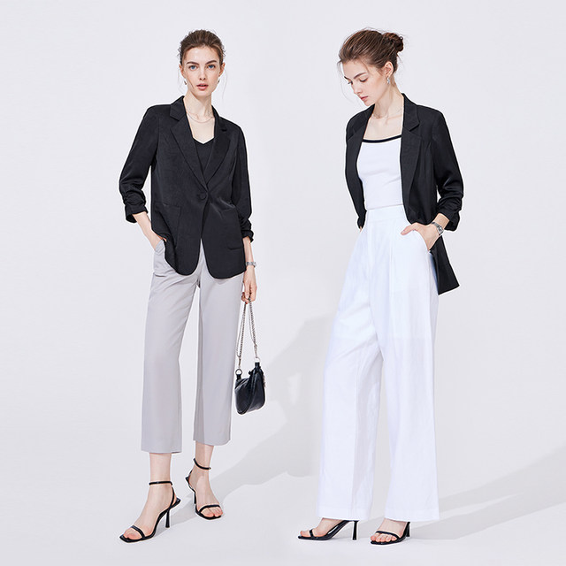 Navigare three-quarter sleeve versatile slim fit suit
