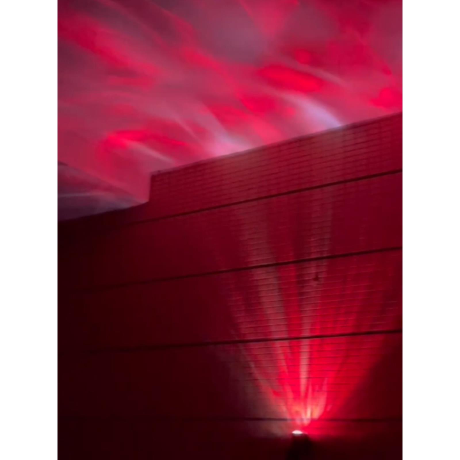 动态旋转北极灯太阳能墙灯户外防水投影大气灯聚光灯泛光灯洗墙机 - 图0