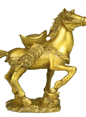 招財铜马发财马摆件装饰马家居饰品马上有钱生肖马摆件精品