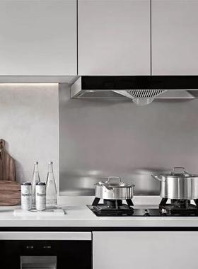 现代样板房间厨房饰品摆件橱柜砧板软装饰不锈钢锅具煎锅汤锅组合