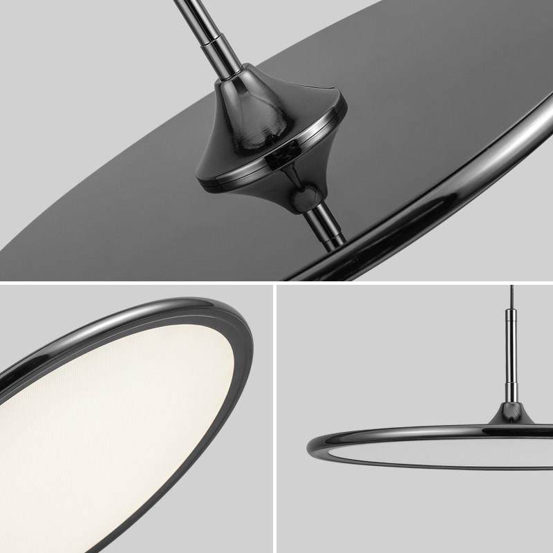 意式极简飞碟餐厅吊灯设计师超薄餐桌灯包豪斯高级感岛台吧台灯,淘宝优惠券,粉丝福利购,淘宝优惠卷