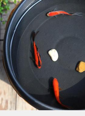 新中式陶瓷喷泉风水轮生财循环景观茶室客厅小型鱼缸开 业乔迁装