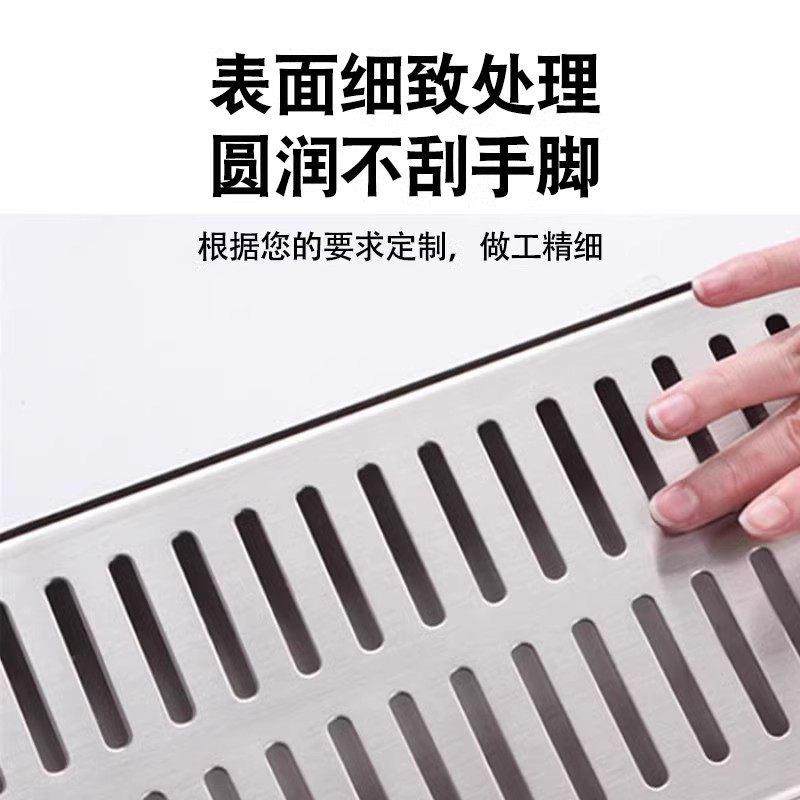 304不锈钢雨水篦子井盖排水沟下水道盖板方形庭院地漏带框定制,淘宝优惠券,粉丝福利购,淘宝优惠卷