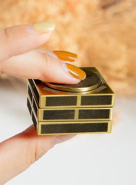 古铜官 黄铜周易魔方八卦指尖陀螺64卦手把件摆件男解压礼物礼品