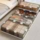 Under-bed storage box flat household plastic large capacity quilt clothes under-bed storage and finishing box foldable