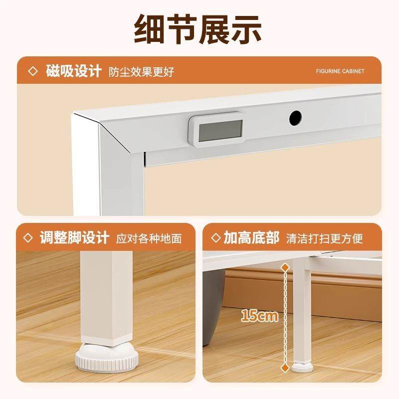 玻古璃门现酒柜展示柜客靠厅家用墙钢制陈列柜轻奢代高档复OIP收,淘宝优惠券,粉丝福利购,淘宝优惠卷