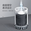 Toilet brush with no dead ends, household toilet silicone brush rack, wall-mounted toilet cleaning toilet set