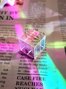 太阳捕手光之立方桌面摆件反射光线三棱镜魔法捕手创意生日礼物