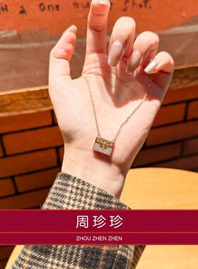 送老婆轻奢T家小众锁骨链周珍珍