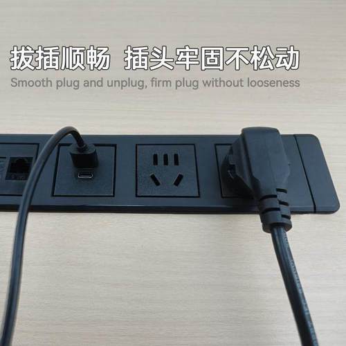 台面嵌入式插座办公桌书桌多功能橱柜暗装排插家具c口家用usb插板 - 图0