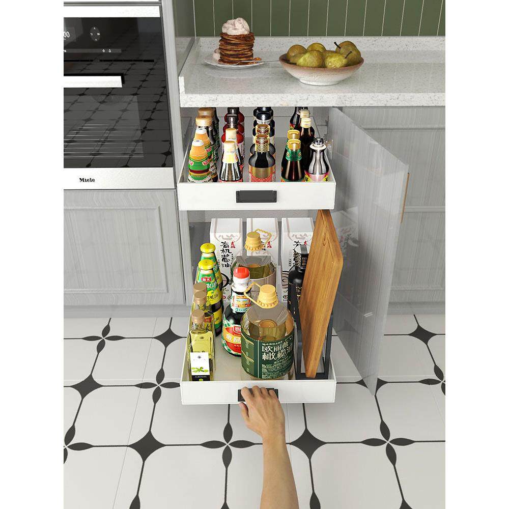 环保厨房超深柜改造抽屉托盘衣柜橱柜子带轨道分层收纳盒全PP材料,淘宝优惠券,粉丝福利购,淘宝优惠卷