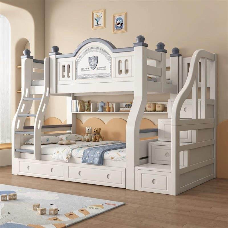 艾森耐全实木上下床双层床大人小户型儿童高低床上下子母床多功能,淘宝优惠券,粉丝福利购,淘宝优惠卷