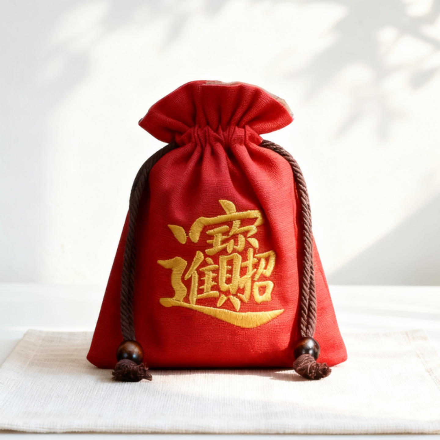 2026新年红色高档绒布双层加厚首饰袋招财进宝吉祥福袋大容量单面,淘宝优惠券,粉丝福利购,淘宝优惠卷