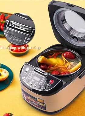 透明盖5 L Rice cooker 英文天窗电饭煲家用智能大容量可预约