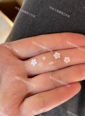 螺钿花大漆螺钿漆艺镶嵌漆画美甲