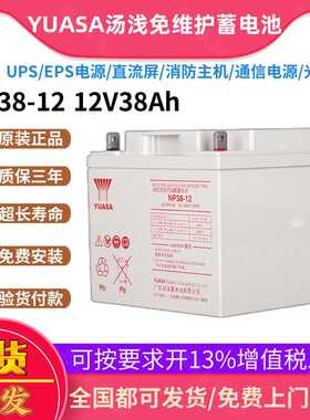 汤浅铅酸蓄电池NP65-12 12V65Ah直流屏EPS/UPS电源/太阳能专用