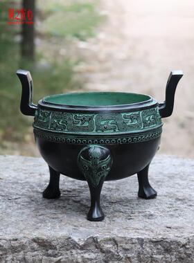 采购产品铜盖，龙纹鼎，双耳，三脚圆鼎，香炉，铭文鼎，银宝鼎，