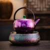 Jinglian pure titanium water boiling teapot glass boiled flower tea ceramic tea boiler electric ceramic stove lifting beam pot around the stove household tea set