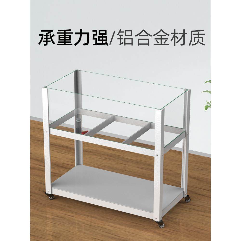 乌龟生态造景缸大晒台水陆缸带排水盖子防逃养大龟专用玻璃饲养箱,淘宝优惠券,粉丝福利购,淘宝优惠卷