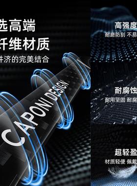CAPONI超轻碳纤维系列偏光墨镜男款开 车驾驶专用防晒强光太阳眼