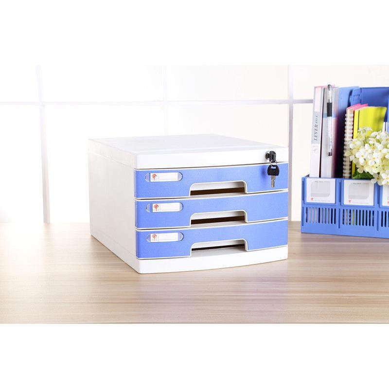 A4桌面带锁收纳盒办公室家俱塑胶抽屉式资料储物档案文件柜收纳箱,淘宝优惠券,粉丝福利购,淘宝优惠卷