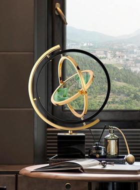 流沙摆件沙漏轻奢高级感创意客厅家居装饰品办公室电视柜新家礼物