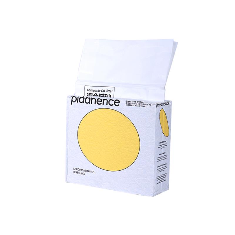 皮丹宁混合猫砂，豆腐砂，膨润土猫砂，除臭无尘3.6公斤正品 - 图1